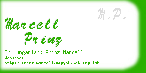 marcell prinz business card